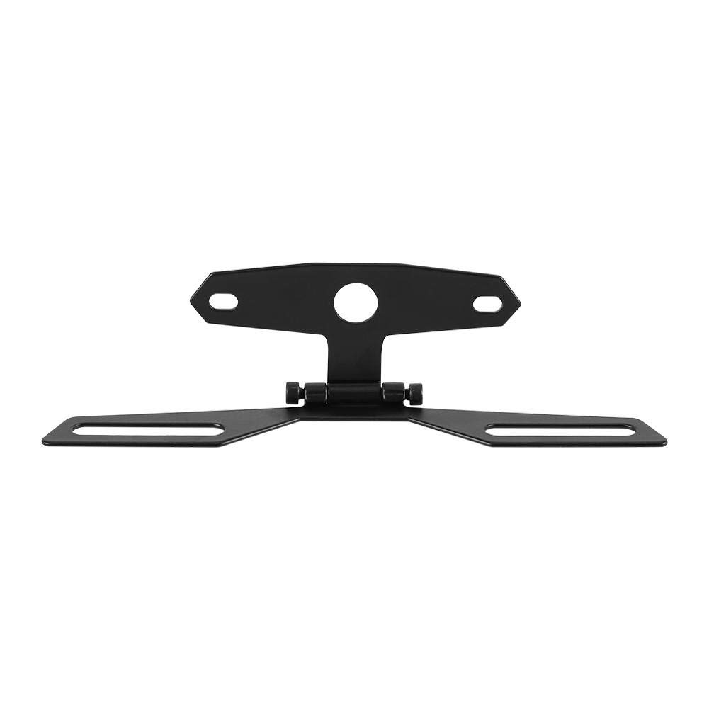 Portatarga Pieghevole Per Moto, Supporto Per Staffa Luce