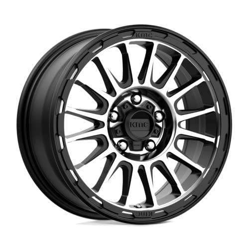 KM542 17X8 5X4.25 S-BLK MACH 38MM 1 Wheel