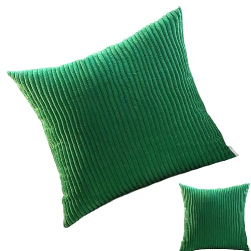 コーデュロイ柔軟装飾方形長方形抱き枕カバー60 x 60 50 x 70 80 x 80 cmクッション枕カバー、ソファーソファベッドチェアインテリア(E2,2pcs 45x45cm)
