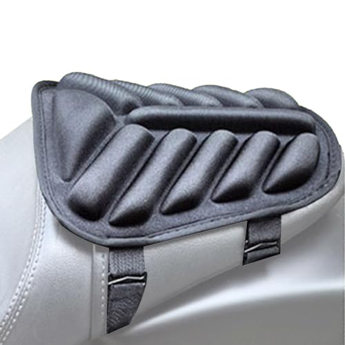 Cuscino Sella Moto, C uscino Gel M oto, Schiuma Per Sedile Per M oto, Comodo C uscino Per Passeggero Coprisedile Per Mo to Traspirante Con C uscino D'aria, Per Mo to,Lunghi Periodi Di Guida E Viaggi