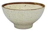 かじゅあるらいふ 飯碗 白 12cm 美濃焼 縞一珍 飯碗 白唐津 K12199