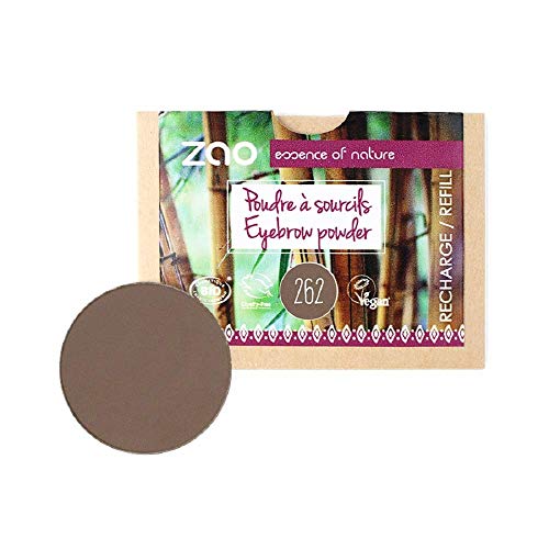 ZAO MAKE UP - Poudre à Sourcils - 262 SOURCIL BRUN Recharge Cover