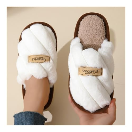 Sandals, Women's Winter Slippers - Thick-Soled Warm Cotton Indoor House Shoes Womens House Slippers3