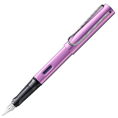 LAMY AL-star D09 - Penna stilografica leggera in alluminio fiery, con impugnatura ergonomica e molla in acciaio lucido, tratto medio, con cartuccia