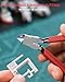 Model Nippers with Ultra-thin Single Edge, Uleey 4.9 inch Sprue Cutter for Beginners, U02 Model Cippers for Plastic Model Building and Fixing (Red)