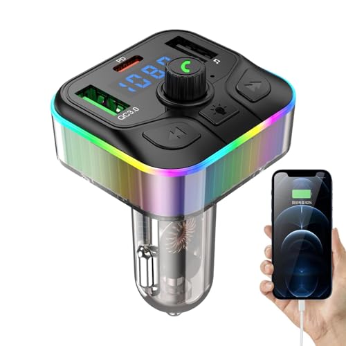 Récepteur radio émetteur FM performant avec lecteur audio de voiture intégré