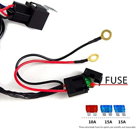 RIGIDON 23 inch 324W Led Light Bar With Licence Number Bumper Plate Mounting Bracket and 12V Wiring Harness Cable Kit For Car Off road Truck SUV UTE ATV 4x4, Waterproof Driving Work Lamp, 6000K