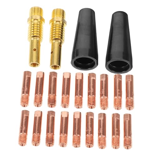 PACKOVE 1 Set Flux Cored Nozzle Brass Welding Connecting Accessories Welding Nozzles Accessories Plastic Welder Nozzles Replacement