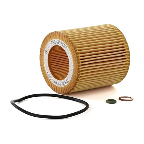 1/10PCS 車用オイルフィルター 11427953129 11427566327 と互換性がある BMW E81-88 F20/21 F22/23 E46 E90-93 F30-34 F32-36 325i X1 X3 N52-N55 エンジン対応(1