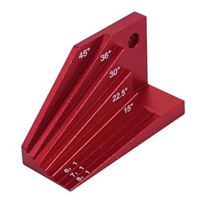 Vibhgtf Winkelmessgerät RP9K0 Tischsäge Rot