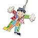Romero Britto Metal Keychain & Bag Charm, Colorful Artwork Design, Hug Boy (Black Hair)