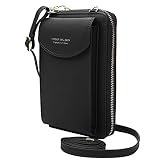 ZhengYue Damen Handy Umhängetasche, Leder Handytasche zum Umhängen mit Geldbörse Kartenfächer, Crossbody Umhängetaschen Geldbeutel Brieftasche Kleine Tasche Geschenke für Frauen