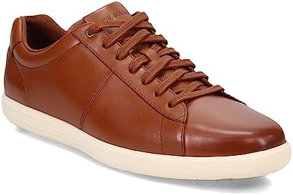 Cole Haan mens Reagan Lace Up Sneaker, British Tan, 11 US | Image 3