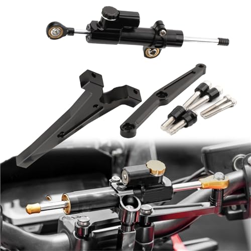 Kit fixation amortisseur direction rigide noir pour NX500 2024