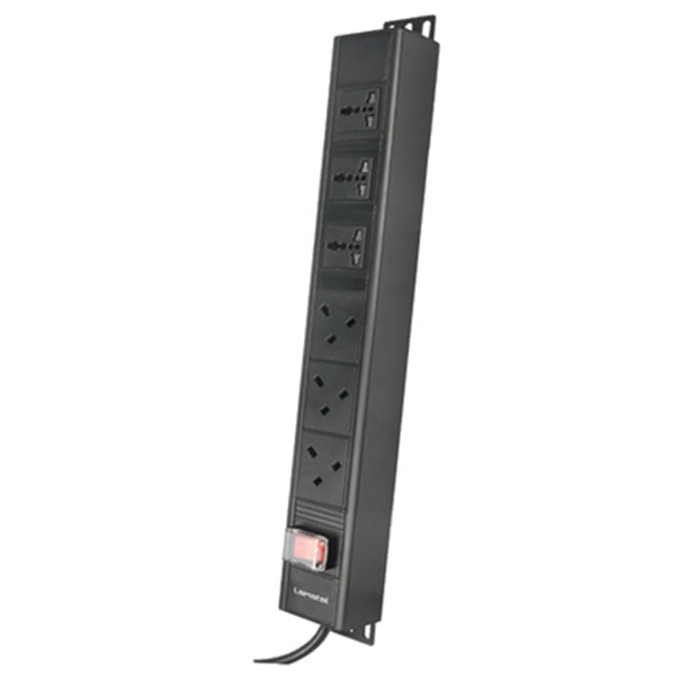 LT-20H1-06AHBCMB - 6 way PDU - 3UK + 3 UNI
