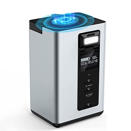 SDAJS Estación de energía portátil para Suministro de energía de Emergencia Toma de CA de Onda sinusoidal Pura de 300 W, generador de energía Solar para Exteriores, campamentos, Caza, apagones
