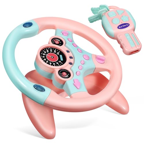 Volant en plastique robuste Hemobllo pour calmer les caprices des tout-petits en voiture
