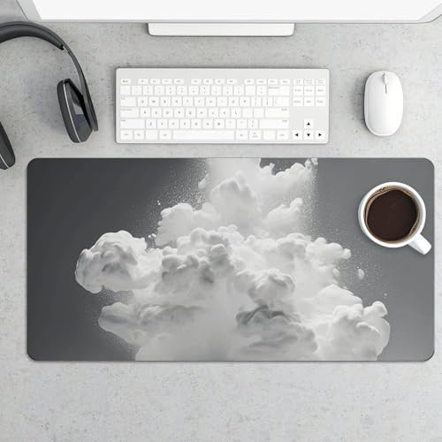 Protector de Escritorio A Cloud Floating 30x60cm Blanco miniatura 5