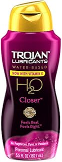 TROJAN Lubricants Water Based H2O Closer Personal Lubricant, 5.5 oz.
