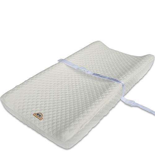 Image of Super Soft and Comfy Changing Pad Cover for Baby by BlueSnail (White)