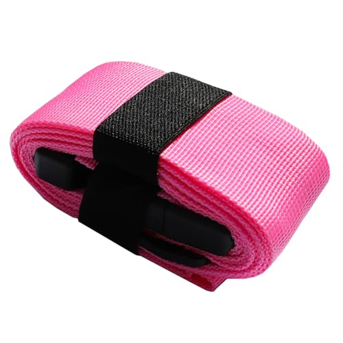 Image of Luggage Straps for Suitcases TSA Approved-2 Pack Bright Personalized Luggage Belt Strap for Suitcase /Carry On Bag Luggage Accessories for Travel (Pink)