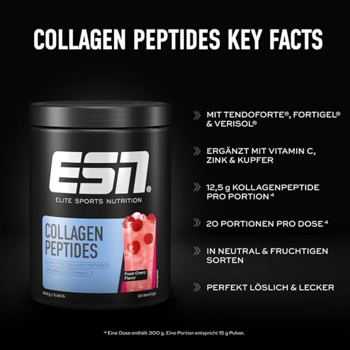 ESN Collagen Peptides, 300 g Fresh Cherry – Ansicht 3