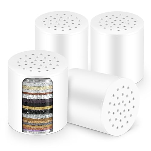 Listado de Cartuchos de filtrado para el agua que Puedes Comprar On-line. 42 Cartuchos de Reemplazo Del Purificador de Agua de 20 Etapas, Set de 4 Cartucho de Filtro, Cartucho de Filtro de Ducha para Eliminar Las Impurezas y Los Olores Del Agua de La Ducha,...