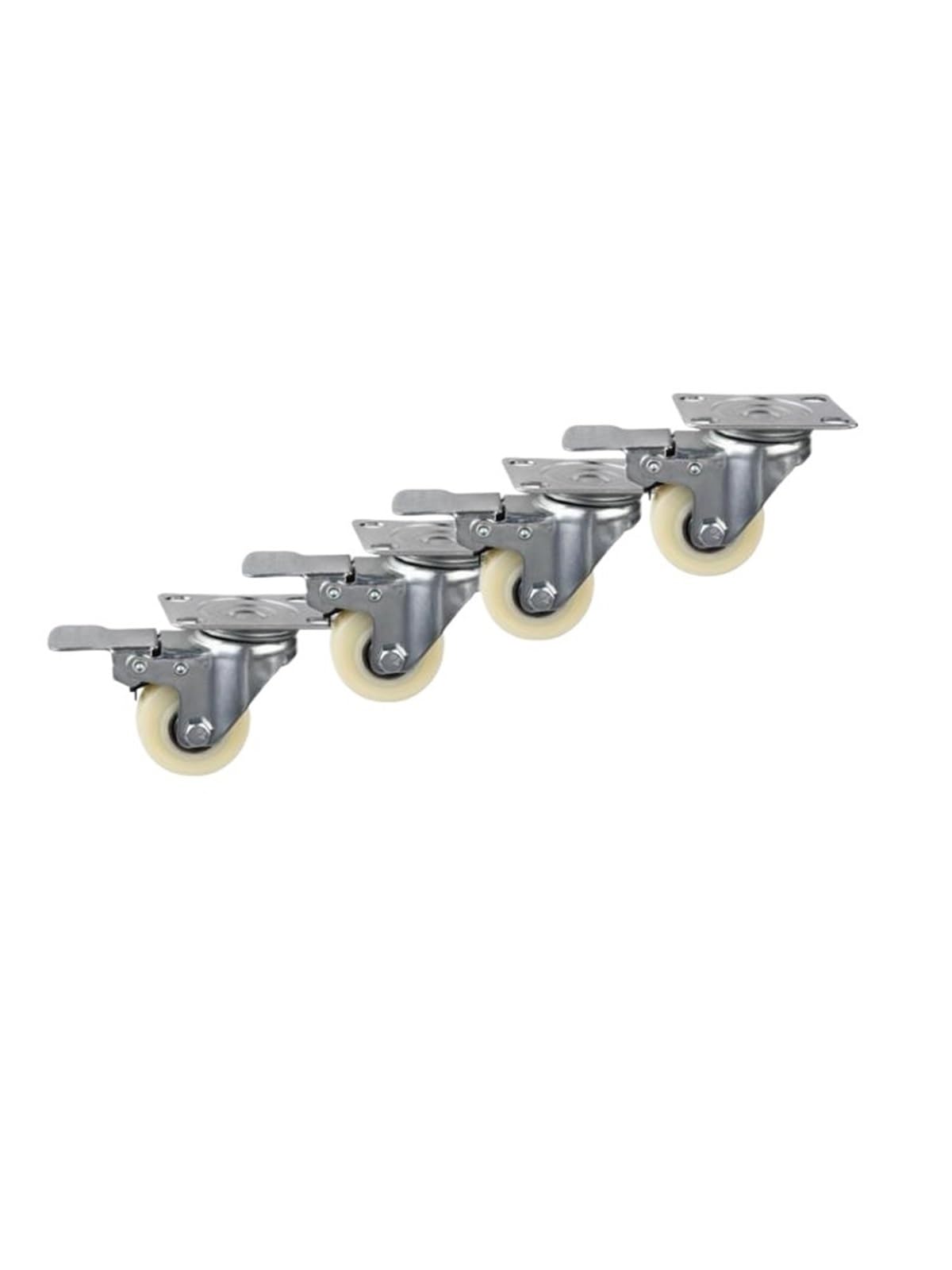Roulettes de meubles AVIMYA anti-usure à double roulement et frein plat
