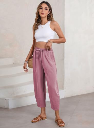 Image of EVALESS Women's High Waisted Wide Leg Palazzo Trousers