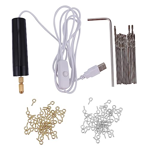 SHINEOFI Mini Taladro Eléctrico De 115 Piezas Para Joyería Taladro Manual Para Manualidades Taladro De Joyería Taladro Eléctrico De Mano Taladro Giratorio De Joyería Taladro Manual De