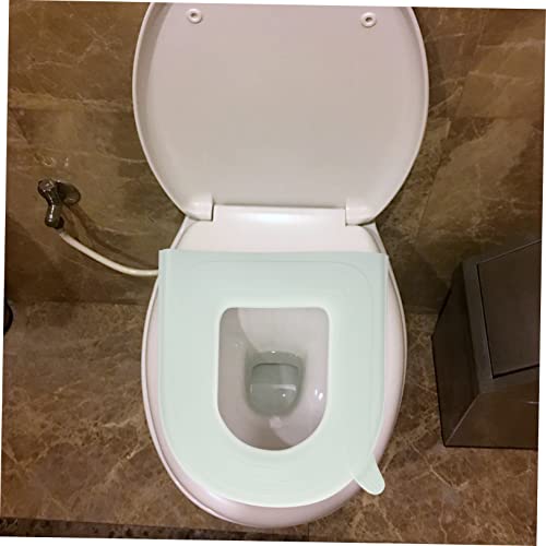 CUBTOL Toilettendeckel Toilettensitzdeckelabdeckung Toilettenpolsterkissen Toilettensitzbezug Winteraufkleber Toilettensitzkissen Komfortsitzkissen Verdicken Toilettensitzmatte – Bild 4