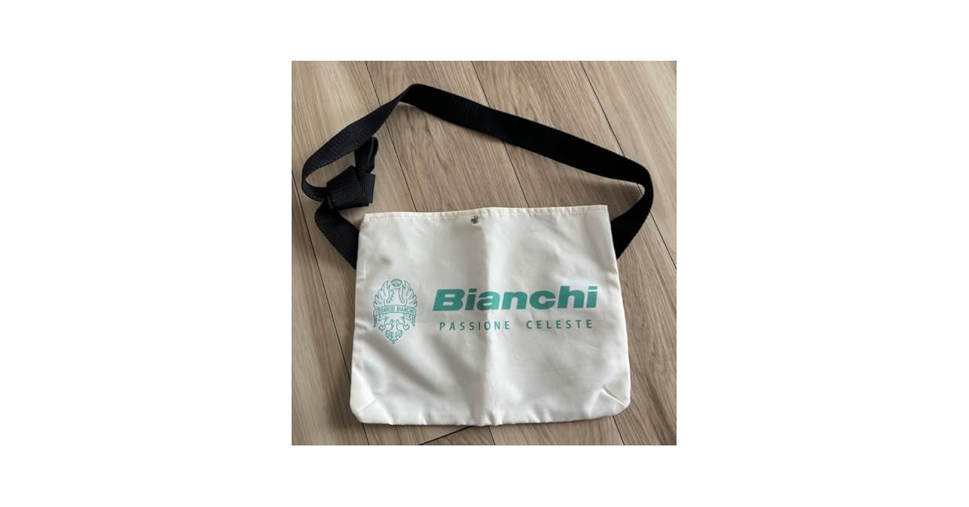 Bianchi サコッシュ ショルダーバッグ 帆布 白/ベージュ/チェレステ Amazon.co.jp: ビアンキ Bianchi サコッシュ ショルダーバッグ