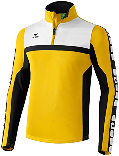 Erima Herren Trainingstop 5-Cubes, Gelb/Schwarz/Weiß, S, 107543 Erima Herren Trainingstop 5-Cubes, Gelb/Schwarz/Weiß, S, 107543