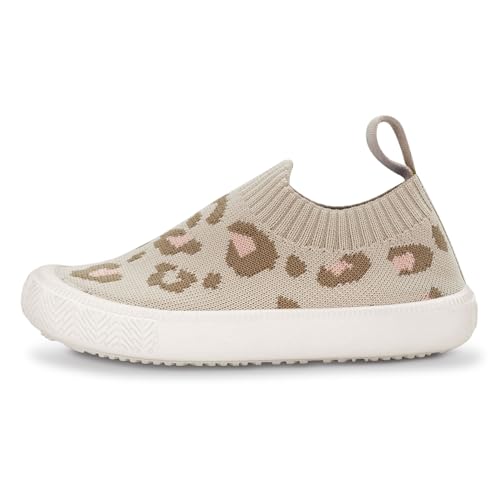 Image of JAN & JUL Slip-on Knit Shoes, Machine Washable and Lightweight Sneakers for Toddler Boys and Girls