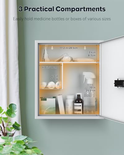 Uniclife UNICLIFE-BG3590 Wall Mount Medicine Cabinet thumb #3