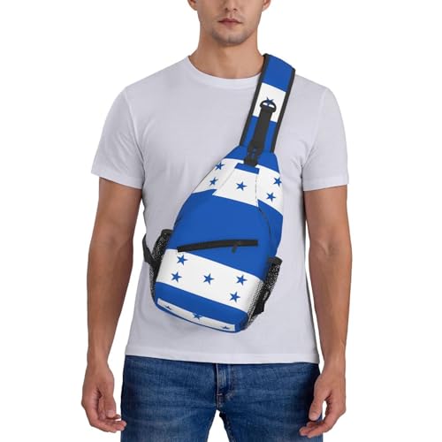 Bolso bandolera cruzada para pecho estilo trekking miniatura 6