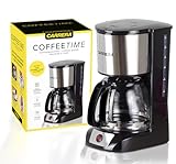 CARRERA Kaffeemaschine [12 Tassen Kapazität] Filter Kaffeemaschine - Filterkaffeemaschine mit Thermoskanne - Coffee maker - Filter coffee maker - Kaffeemaschine Edelstahl