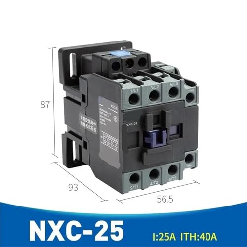 Contactor magnético de CA NXC-25 de 110V para control industrial de motores 2
