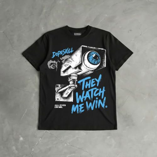 Image of DopeSkill Graphic Tee Streetwear Hip Hop Hypebeast Unisex T-Shirt Sneaker Colour Matching Shirts Rapper Mouth