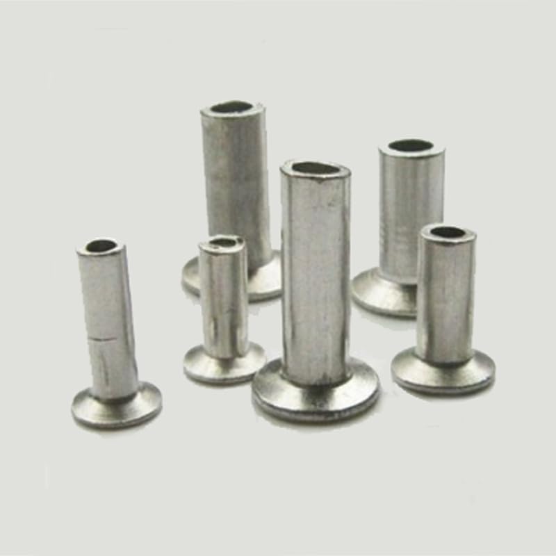 11pcs 7mm outer diameter semi-hollow countersunk aluminum rivets 18mm-26mm total length hardware fasteners auto parts - (Stem Length: 7mmx18mm)