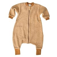 Meyco baby slaapzak met afritsbare mouwen Forest Animals sand