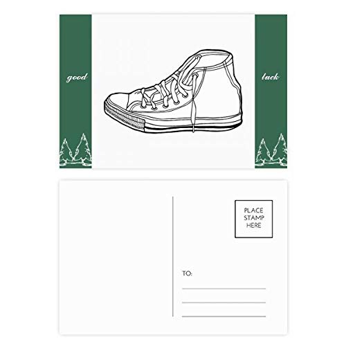 Cartes postales DIYthinker motif chaussures peintes pour correspondances créatives