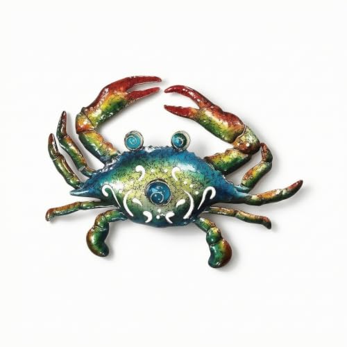 Art mural crabe multicolore Rockible pour sublimer votre salon moderne