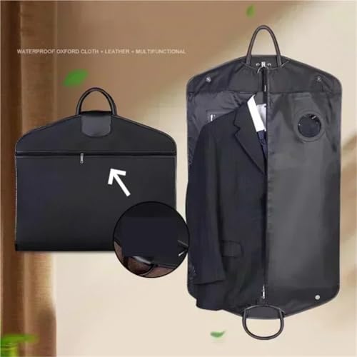 Hanging Garment Bag Clothes Dust Cover Waterproof Suit Case for Men Luggage Protective Cover Garment Bag Portable Travel Organizer Bag(C-Blue)3