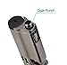LcFun Torch Lighter Refillable 4 Jet Flame with Punch Cigar Lighter Gas Butane Lighters-Butane NOT Included (Black)