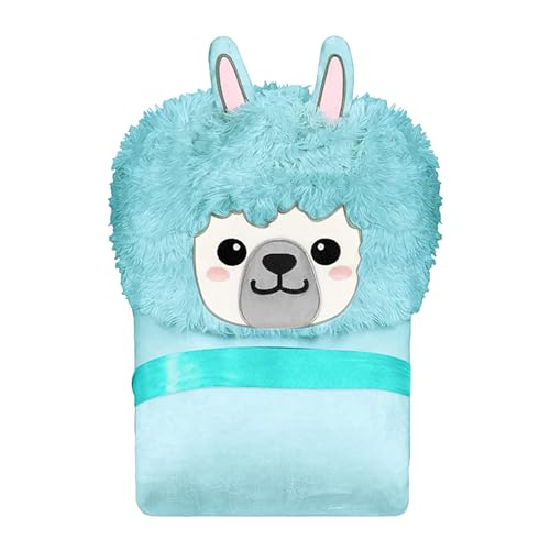Tuxxjzm Manta con capucha para mujer, mantas suaves, bufanda con capucha de invierno en diseño de alpaca, manta con capucha para el hogar, hotel, viajes, viajes de negocios, azul, Siehe Beschreibung