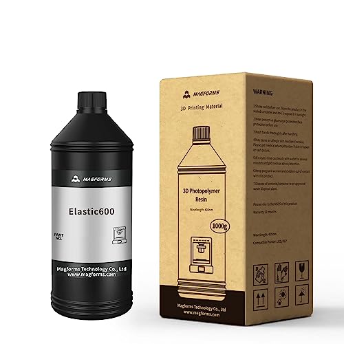 Image of 3IDEA Magforms Elastic600 Resin 1kg-Black for 3D Printer