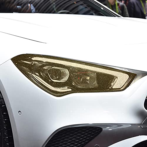 OPisuda Auto koplamp beschermfolie transparant zwart TPU film decoratie accessoires, Voor Mercedes Benz C118 2019-heden: - Image 6