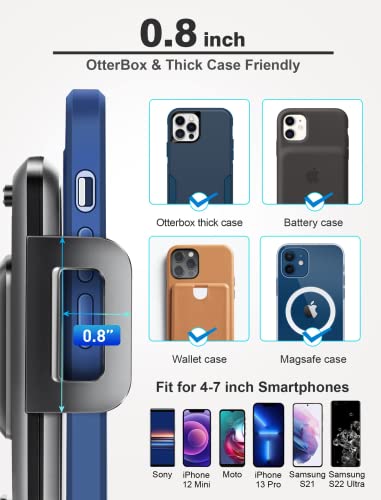 Topgo Cup Holder Phone Mount, [Upgraded Adjustable Gooseneck & Firmly Stable] Cup Holder Phone Holder For Car, Cell Phone Automobile Cradles For Iphone 14, Samsung And More Smartphone(Black) #TOP5