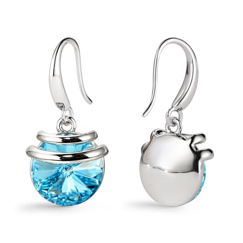 Crystal French Wire Dangle Drop Earrings2